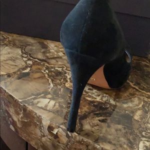 Schultz black suede shoes